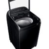 Samsung 10 Kg Inverter 5 star Fully-Automatic Top Loading Washing Machine (WA10T5260BV/TL, Black Caviar, Wobble technology) - Image 2