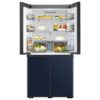 Samsung 670 L Triple Cooling Side-by-Side Refrigerator Appliance (RF63A91C377/TL, Glam White+Glam navy, Inverter Compressor) - Image 4