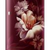 SAMSUNG 189 L Direct Cool Single Door 5 Star Refrigerator with Base Drawer  (Midnight Blossom Red, RR21B2H2WRZ/HL)