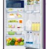 Samsung 223L 3 Star Inverter Direct-Cool Single Door Refrigerator Appliance (RR24C2823CR/NL,Camellia Purple) Base Stand Drawer 2023 Model - Image 2