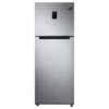 SAMSUNG 253 L Frost Free Double Door 2 Star Refrigerator with Base Drawer  (Refined Inox(Matt DOI Metal), RT28T3122S9/HL)