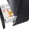 SAMSUNG 550 L Frost Free French Door Bottom Mount Convertible Refrigerator  (Black Matt (Doi), RF57A5032B1/TL) - Image 4