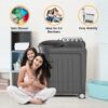 Whirlpool 7.5 Kg 5 Star Turbo Dry Semi-Automatic Top Loading Washing Machine ( ACE 7.5 TRB DRY MAX Grey Dazzle, 5 YR, 10 MIN Quick Drying) - Image 2
