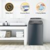 Whirlpool 7.5 Kg 5 Star StainWash Fully-Automatic Top Loading Washing Machine-Built In Heater (SW PRO PLUS H 7.5 MIDNIGHT GREY 10YMW) - Image 2