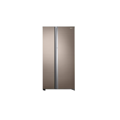 Samsung 674 L Inverter Frost-Free Side-by-Side Refrigerator (RH62K60B77P/TL, Rose Gold Stainless)