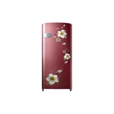 Samsung 192 L 2 Star Direct-Cool Single Door Refrigerator (RR19T1Y1BR2/HL, Star Flower Red)