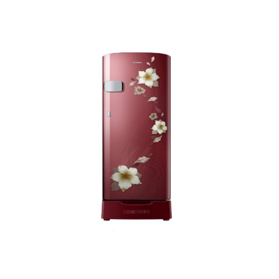 Samsung 192 L 2 Star Direct-Cool Single Door Refrigerator (RR19T1Z2BR2/HL, Star Flower Red)