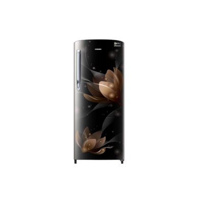 Samsung 192 L 3 Star Direct-Cool Single Door Refrigerator (RR20T172YB8/HL, Blooming Saffron Black, 2022 Model)