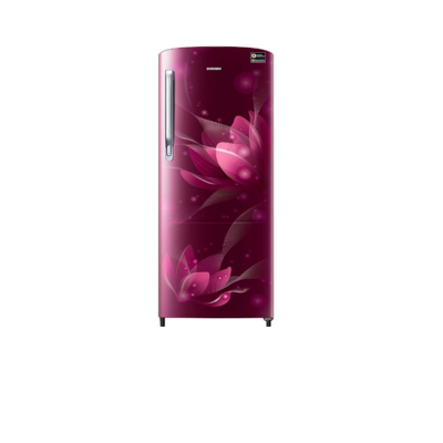 Samsung 192 L 3 Star Direct-Cool Single Door Refrigerator (RR20T172YR8/HL, Blooming Saffron Red)