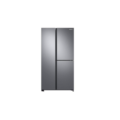 Samsung 689 L Inverter Frost-Free Side-By-Side Refrigerator (RS73R5561SL/TL, Silver)
