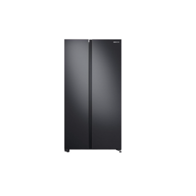 Samsung 700 L with Inverter Side-by-Side Refrigerator (RS72R5011B4/TL, Gentle Black Matt)