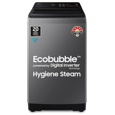 273008 Kg '5 star Ecobubble™ Wi-Fi Inverter Fully Automatic Top Load Washing Machine (WA80BG4582BDTL,Rose Brown), Bubble Storm technology