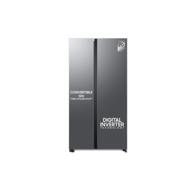 Samsung 653L WI-FI Enabled SmartThings Side By Side Inverter Refrigerator (RS76CG8103S9HL, Refined Inox)