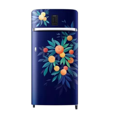 SAMSUNG 189 L Direct Cool Single Door 5 Star Refrigerator (Orange Blossom Blue, RR21C2E25NKHL)