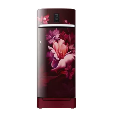 SAMSUNG 209 L Direct Cool Single Door 3 Star Refrigerator (Midnight Blossom Red, RR23C2K33RZHL)
