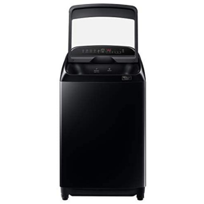 Samsung 10 Kg Inverter 5 star Fully-Automatic Top Loading Washing Machine (WA10T5260BVTL, Black Caviar, Wobble technology)
