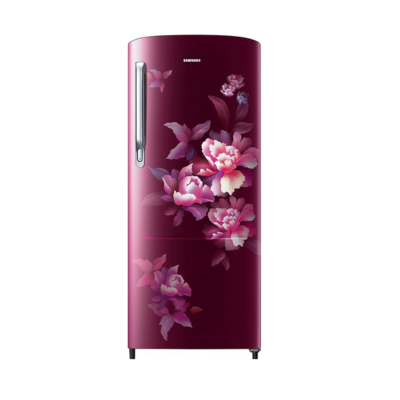 Samsung 183 L, 4 Star, Digital Inverter, Direct-Cool Single Door Refrigerator (RR20C1724HNHL, Himalaya poppy Blue, 2023 Model)