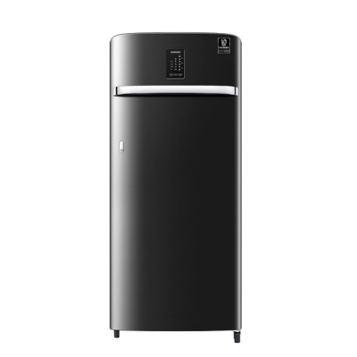 Samsung 209L 3 Star Inverter Direct-Cool Single Door Digi-Touch Curd Maestro Refrigerator Appliance (RR23C2J33BXHL,Luxe Black) 2023 Model