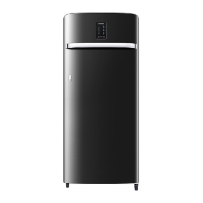 Samsung 215L 3 Star Inverter Direct-Cool Single Door Digi-Touch Refrigerator Appliance (RR23C2E23BXHL,Luxe Black) 2023 Model