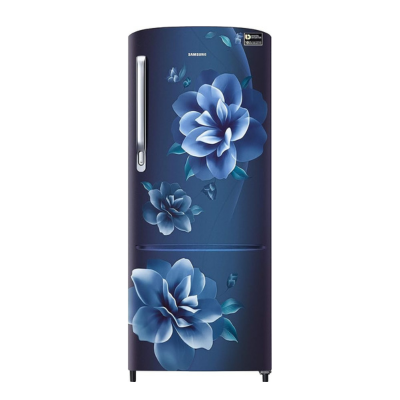 Samsung 230 L 3 Star Inverter Direct-Cool Single Door Refrigerator (RR24T275YCUNL, Camellia Blue, 2022 Model)