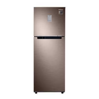 Samsung 253 L 2 Star Inverter Frost-Free Double Door Refrigerator (RT28T3722DXNL, Luxe Brown, Convertible, 2022 Model)