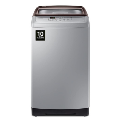 Samsung 6.5 Kg Fully-Automatic Top Loading Washing Machine Appliance (WA65A4022NSTL, Imperial Silver, Wobble technology)