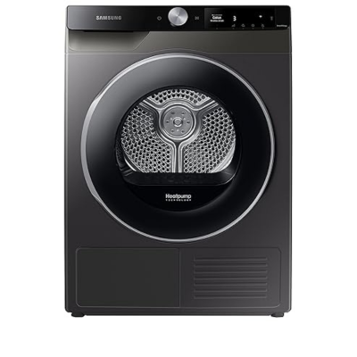 Samsung 9.0 kg Wi-Fi Enabled Fully-Automatic Dryer with Heat Pump Technology (DV90T6240LXTL, Inox, AI Control)